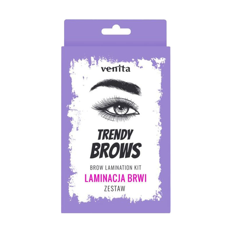 Набір для ламінування брів Venita Trendy Brows Brow Lamination Kit (клей, 5 г + гель, 5 г + фіксувальний гель, 5 г + щіточка, 3 шт)